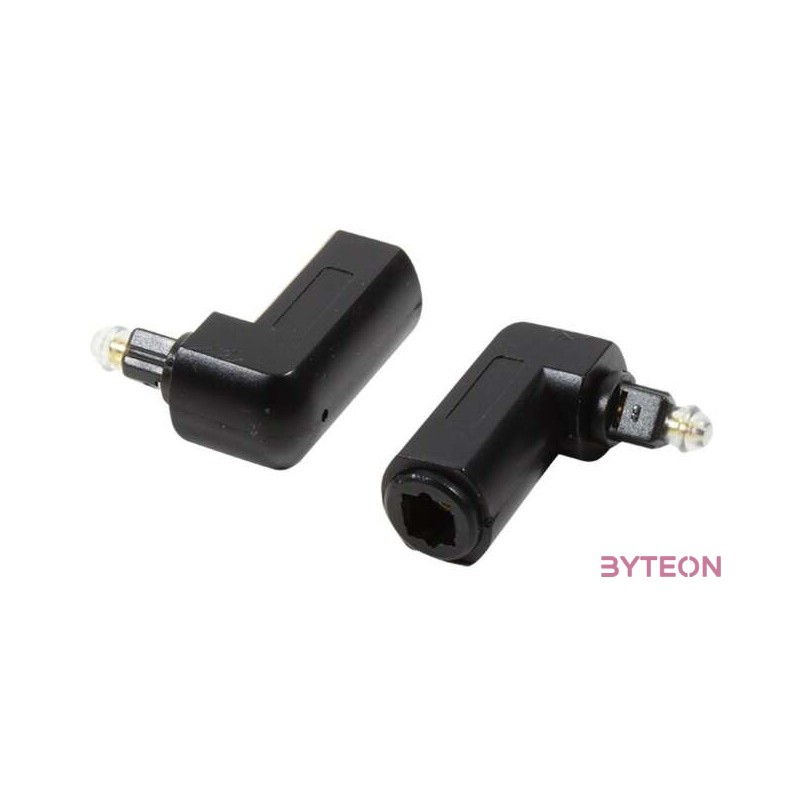 Logilink Audio adapter, 90, Toslink plug - jack