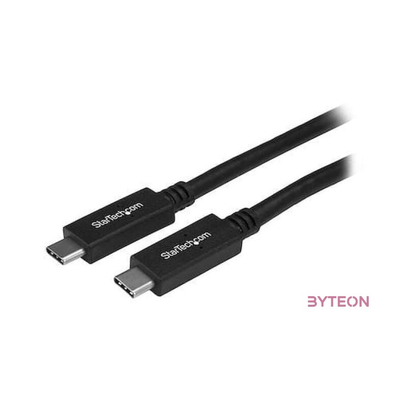StarTech USB C M,M adatkábel 2m fekete USB-IF Certified
