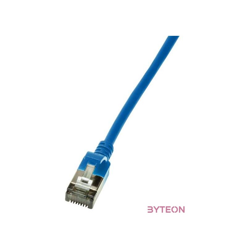 Logilink Patch cable Cat.6A STP TPE SlimLine blue 5,0m