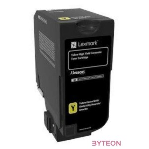 Toner Lexmark 74C2HYE yellow  12 000 pgs  CS725de , CS725dte