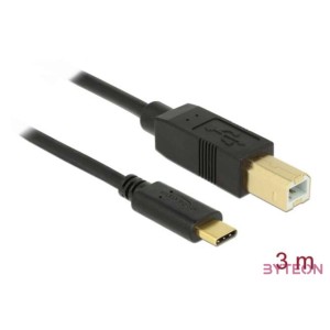 Delock USB 2.0 kábel Type-C a B-típusú 3 m