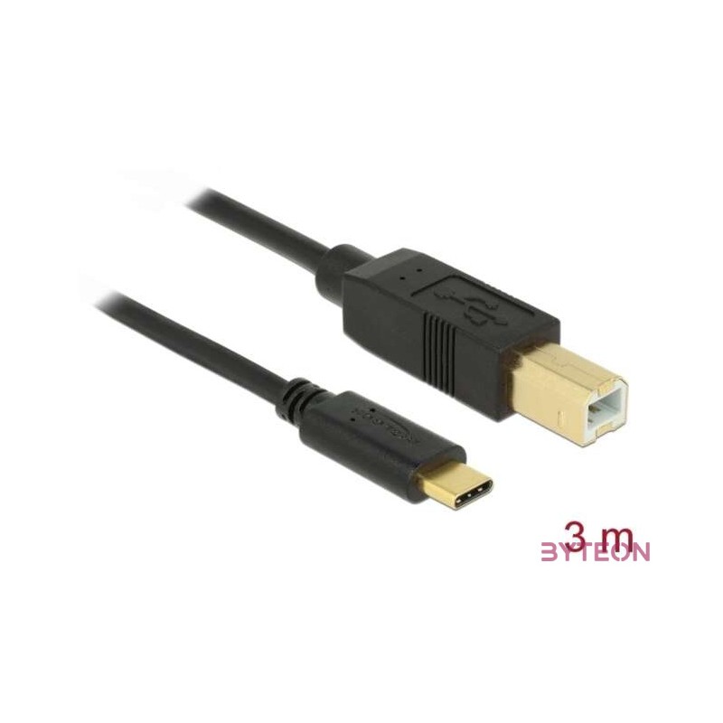 Delock USB 2.0 kábel Type-C a B-típusú 3 m