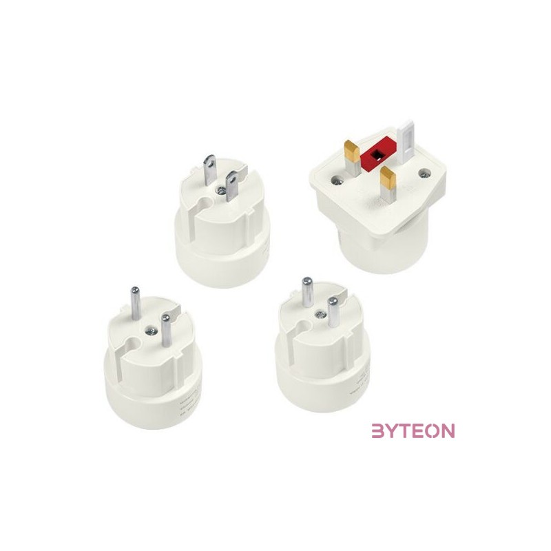 Logilink Travel adapter, 4pcs Set, 2A,250V