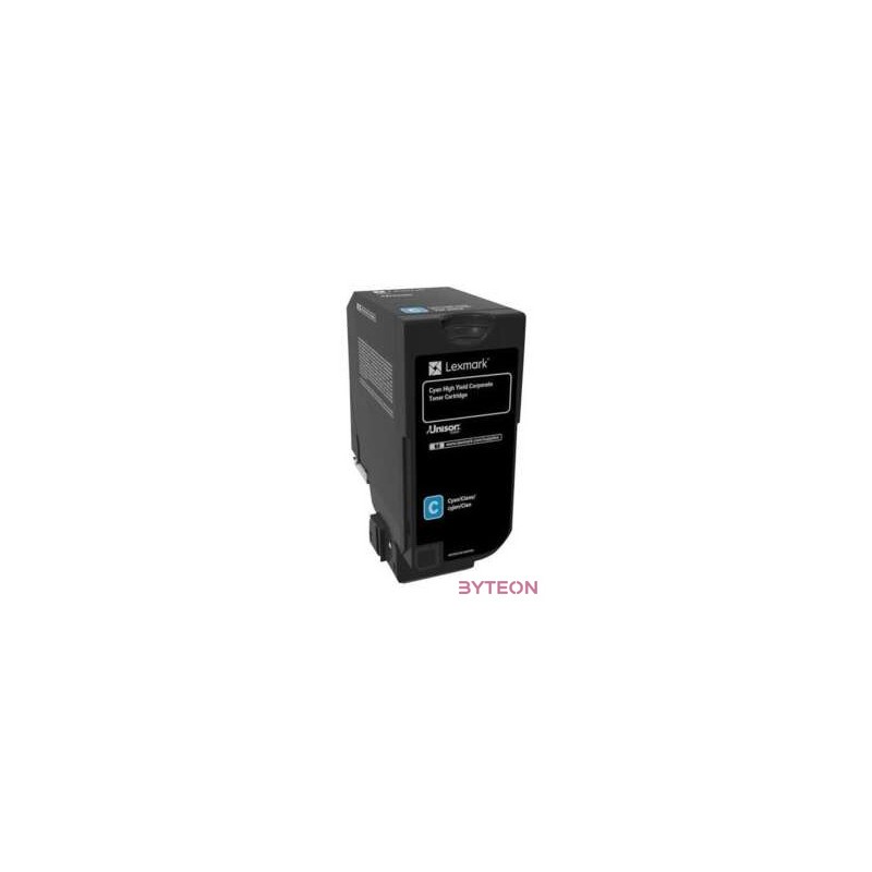 Toner Lexmark 74C2HCE cyan  12 000 pgs  CS725de , CS725dte