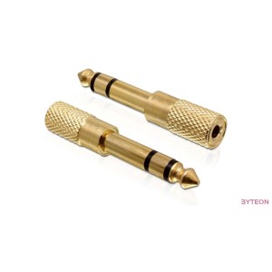 Audio Jack 6.35" apa - Jack 3.5" anya (Delock)