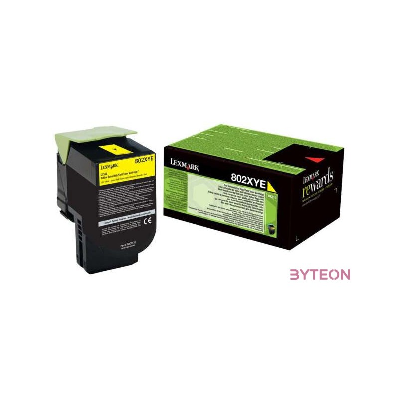 Lexmark 80C2HYE high capacity toner Yellow (3K) for CX410,510 MFP