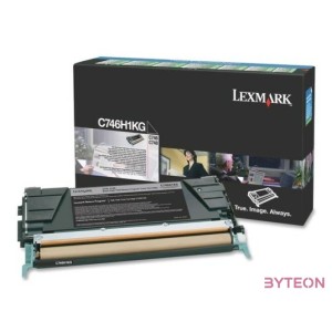 Lexmark C74x High Corporate toner fekete