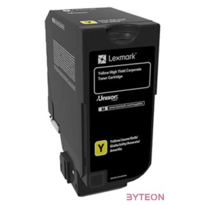 Toner Lexmark 74C2HYE yellow  12 000 pgs  CS725de , CS725dte