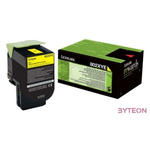 Lexmark 80C2HYE high capacity toner Yellow (3K) for CX410,510 MFP