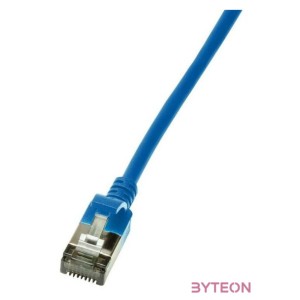 Logilink Patch cable Cat.6A STP TPE SlimLine blue 5,0m