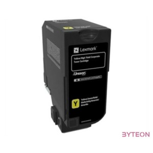 Toner Lexmark 74C2HYE yellow  12 000 pgs  CS725de , CS725dte