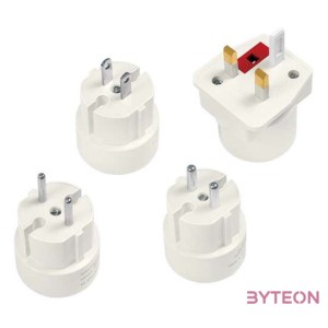Logilink Travel adapter, 4pcs Set, 2A,250V