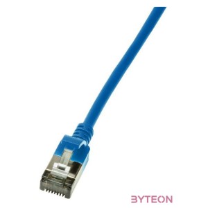 Logilink Patch cable Cat.6A STP TPE SlimLine blue 5,0m