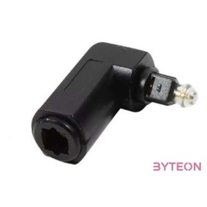 Logilink Audio adapter, 90, Toslink plug - jack