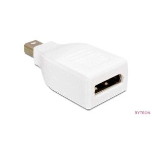Displayport mini 1.2 apa - Displayport 1.2 anya (Delock) - Fehér