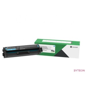 Lexmark C3220C0 Return Programme Print Cartridge toner ciánkék