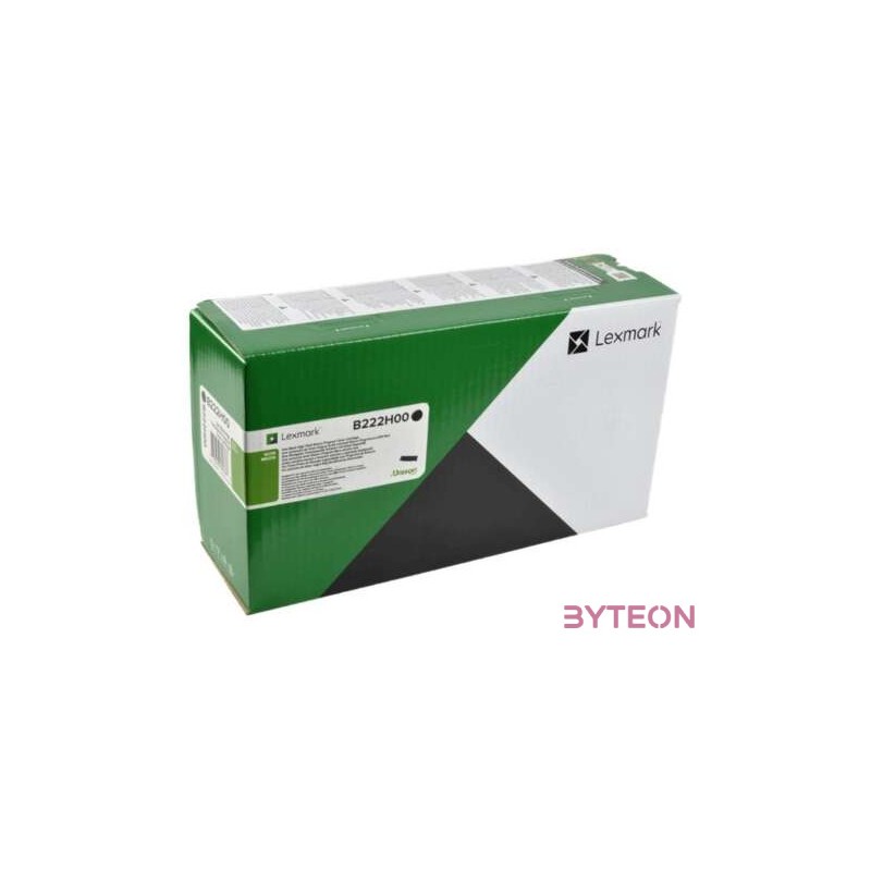 Lexmark B222H00 Black High Yield Return Programme Toner Cartridge