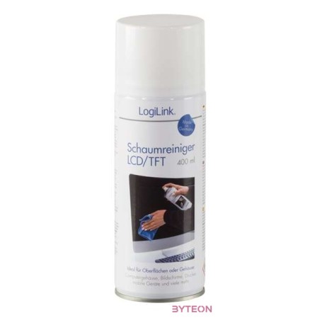 LogiLink Foam Cleaner for LCD , TFT screens (400 ml)