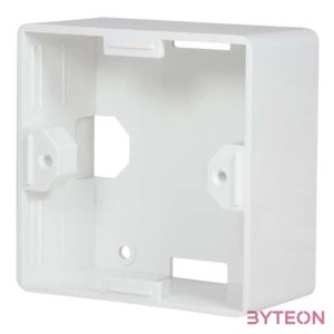 LogiLink Outlet Surface Mounting Box for Faceplates, pure white