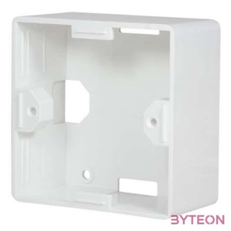 LogiLink Outlet Surface Mounting Box for Faceplates, pure white