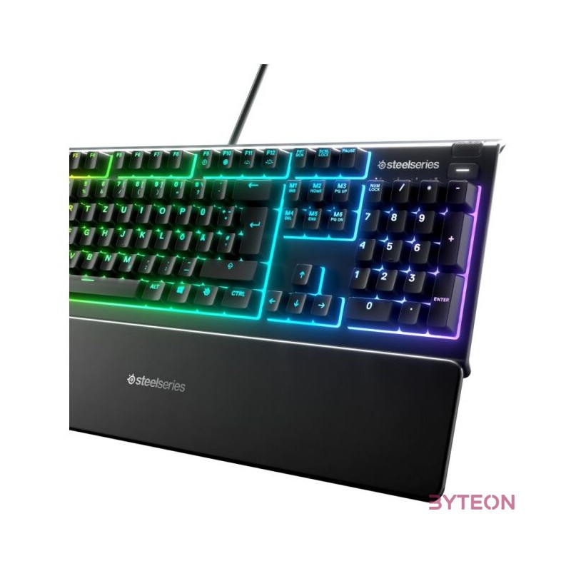 Steelseries Apex 3 USB cseppálló angol gaming billentyűzet fekete