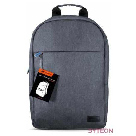 Canyon CNE-CBP5DB4 Super Slim Minimalistic 15,6 poliészter notebook hátizsák szürke