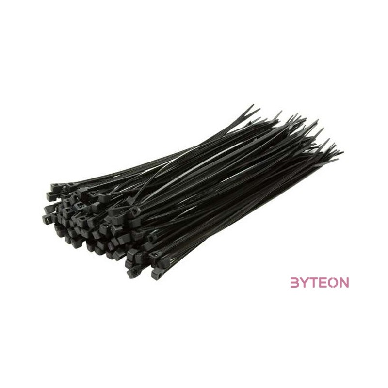 LOGILINK - kábelszorító szett, 100 db., 15cm, black