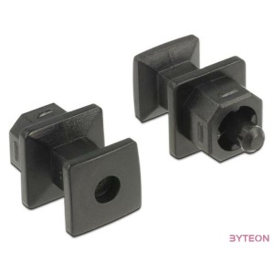 Delock Porvédo TOSLINK típusú kimenethez fogantyúval 10 db fekete