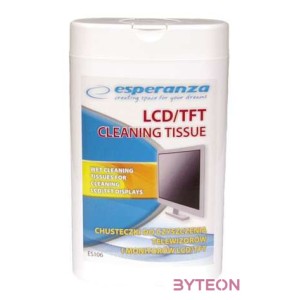 Esperanza LCD,TFT nedves tisztítókendo (100db)
