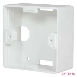 LogiLink Outlet Surface Mounting Box for Faceplates, pure white