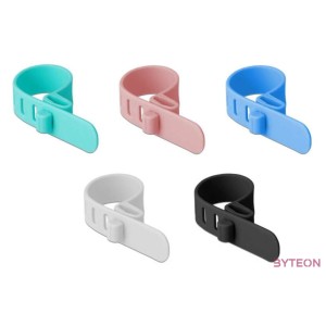 Delock Szilikon kábelkötegelo újrahasznosítható 10 darabos csomagban választható színekben