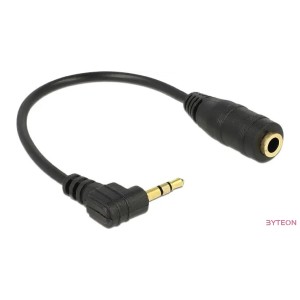 Audio Jack 2.5" apa 90 fokos - Jack 3.5" anya (Delock)