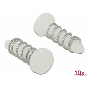 Delock Rúgós, hutoborda rögzíto szegecs 10 darabos készlet fehér