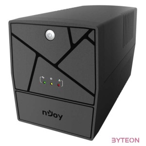 NJOY Szünetmentes  2000VA - Keen 2000 USB (4 Schuko, line-interaktív, USB menedzsment, RJ11,45 vonalvédelem, fekete)