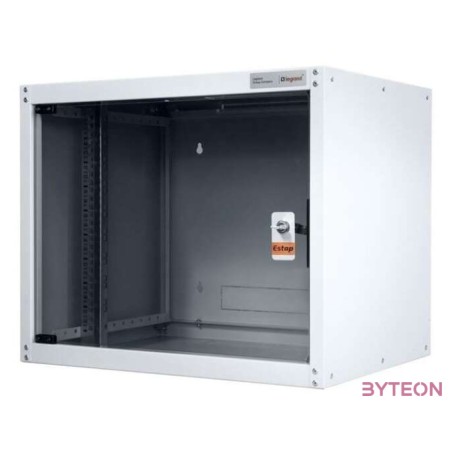 Legrand Rackszekrény - 19 különálló kivitel (16U,600x450x805, szürke,egyrekeszes, üvegajtós, készre szerelt, max.65 kg)