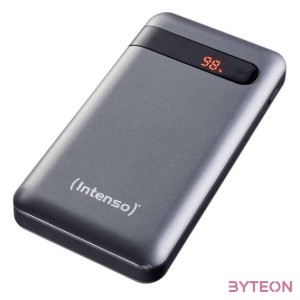 INTENSO Akkubank - 10000 mAh, USB  Type-C kimenet (5.0V - 3A) Fekete