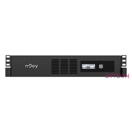 NJOY Szünetmentes 800VA - Code 800 (4 IEC C13, line-interaktív, USB menedzsment, szoftver, LCD kijelző, 2U rack)