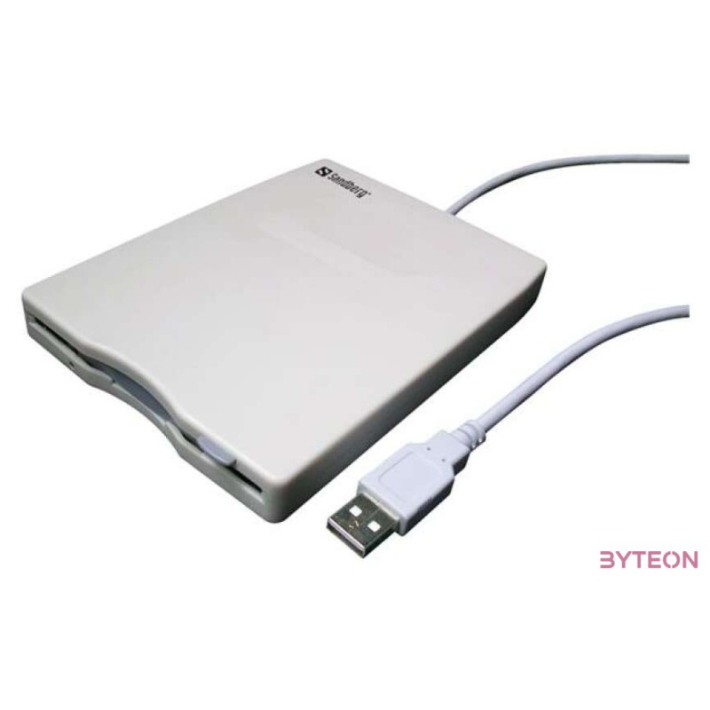 Sandberg FDD Külső - USB Floppy Mini olvasó (Retail USB USB tápellátás 3,5 1.44 lemezhez fekete)