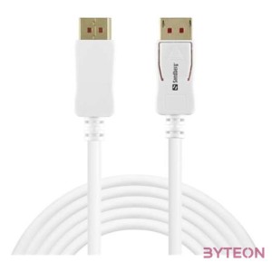 Sandberg Kábel - DisplayPort (2m DP 1.4 8K,60Hz fehér)