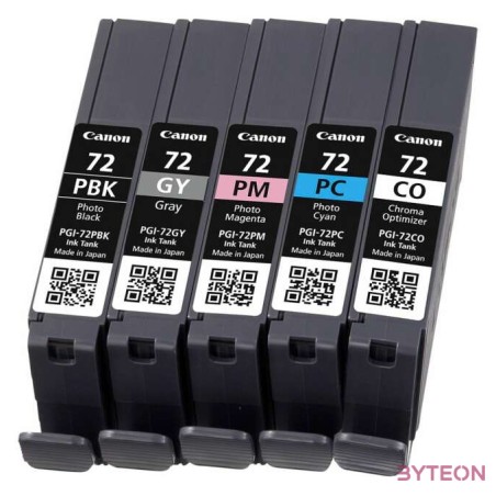 Canon PGI-72 multipack patron, PBK,GY,PM,PC,CO