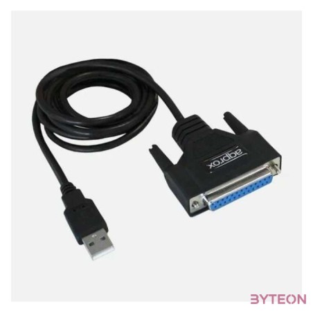 APPROX Kábel átalakító - USB2.0 to Párhuzamos (paraller) port adapter