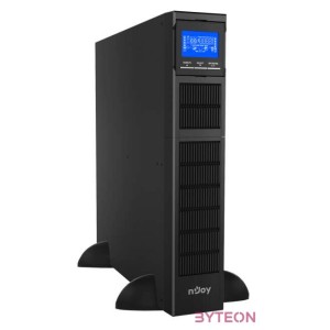 NJOY Szünetmentes 1500VA - Balder 1500 (Online, RS232, USB, szoftver, LCD kijelző, 2U rack, akkumulátorok nélkül)