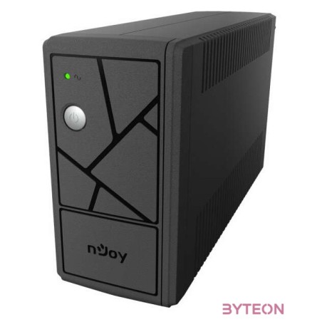 NJOY Szünetmentes  600VA - Keen 600 USB (2 Schuko, line-interaktív, USB menedzsment, RJ11,45 vonalvédelem, fekete)