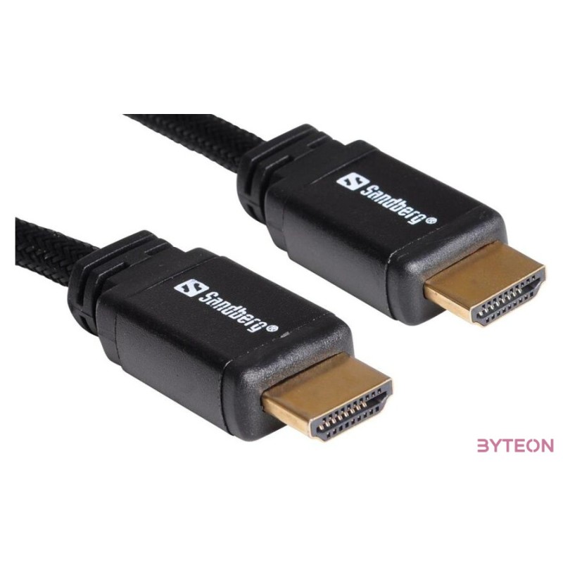Sandberg Kábel - HDMI (2m HDMI 2.0 4K-UHD fekete)