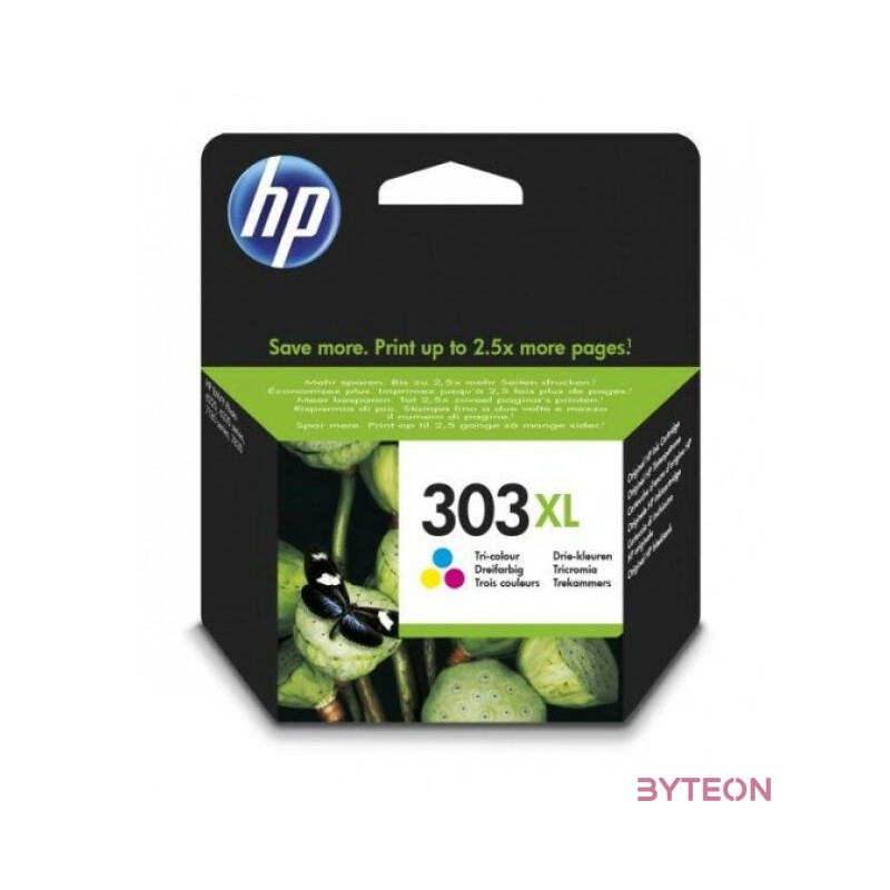 HP 303XL High Yield Tri-color Original Ink Cartridge