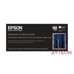 Epson Premium Canvas Satin, 13 x 6,1 m, 350g,m