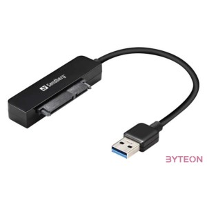 Sandberg Kábel Átalakító - USB3.0 to SATA Link (fekete USB bemenet - SATA 2,5 kimenet max.5 Gbit,sec)