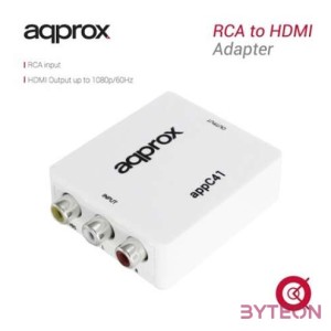 APPROX Átalakító - RCA to HDMI adapter (1080p , 60Hz, 720p , 60Hz)
