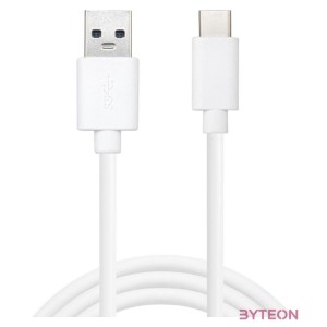 Sandberg Kábel - USB-C to USB3.0 (1m fehér USB-C 3.1 bemenet USB3.0 (apa) kimenet)