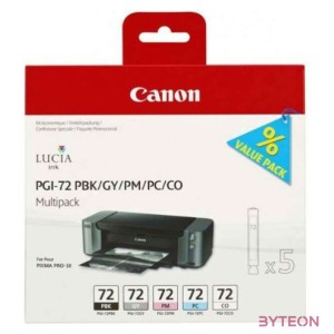 Canon PGI-72 multipack patron, PBK,GY,PM,PC,CO